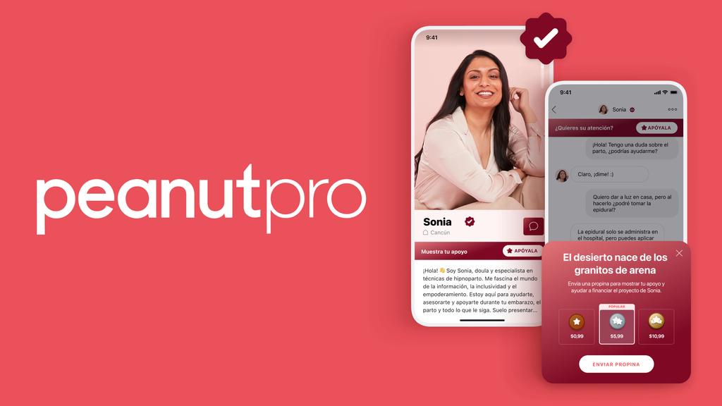 Presentamos Peanut Pro Expertas en la aplicación Peanut