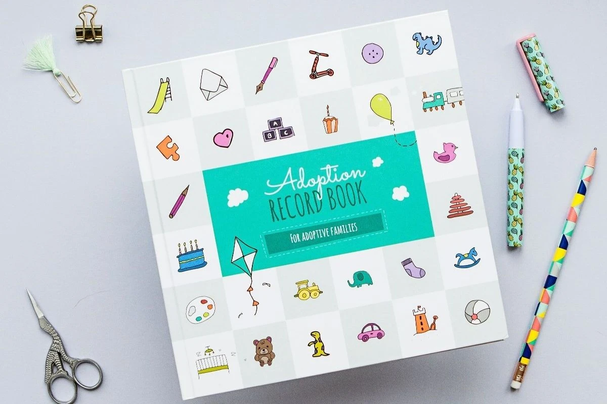 Adoption Record Book for Adoptive Families by Little Pickle Memories