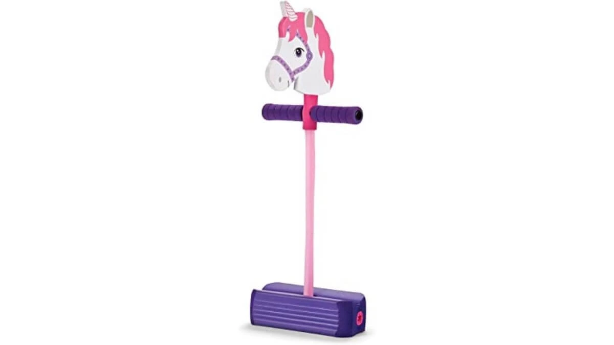 Kidoozie Hop & Squeak Unicorn Pogo Jumper