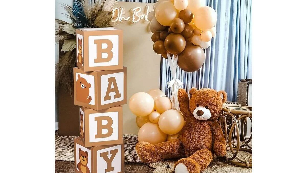 Teddy bear theme baby shower