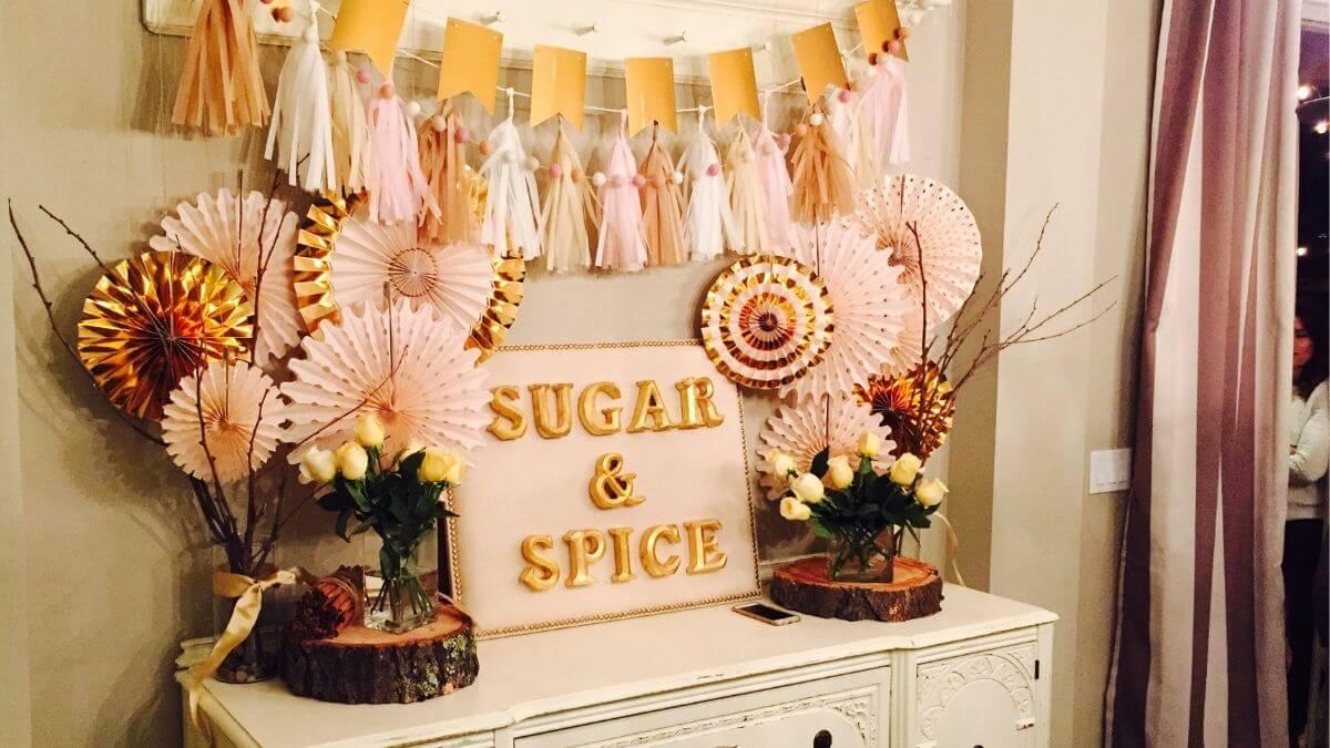 Fall girl baby shower hot sale ideas