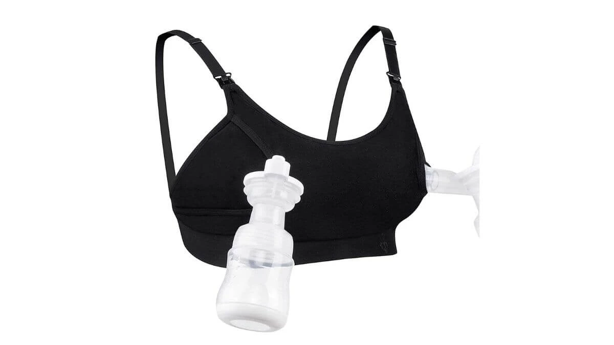 Momcozy Adjustable Hands-Free Pumping Bra