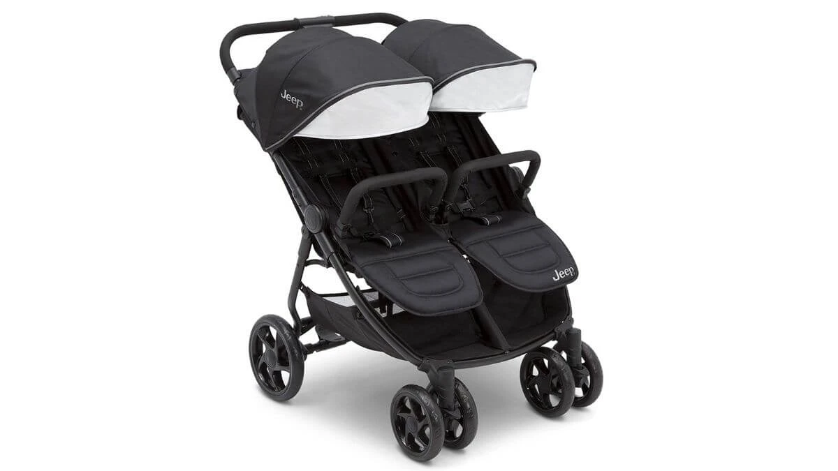 Jeep Destination Ultralight Side x Side Lightweight Double Stroller