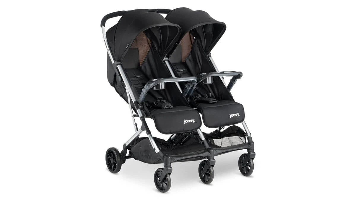 Joovy Kooper X2 Lightweight Travel Double Stroller