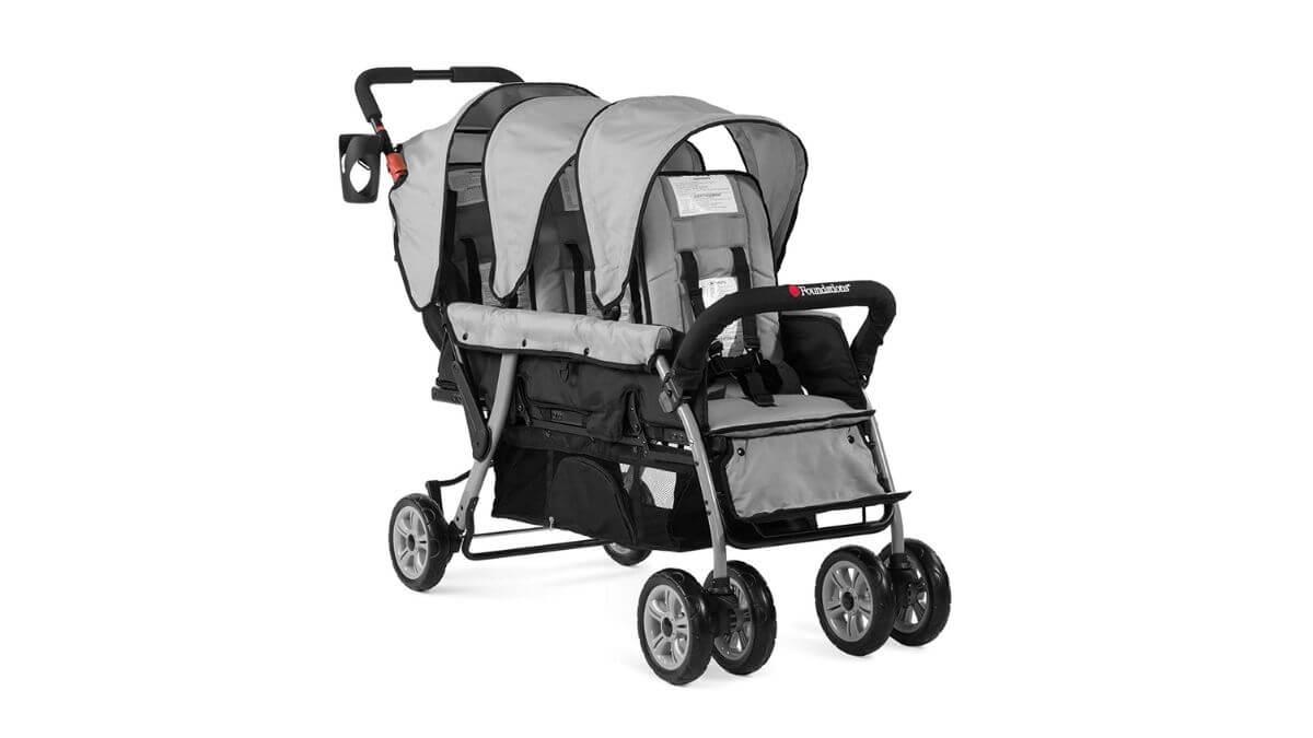 Foundation triple clearance stroller