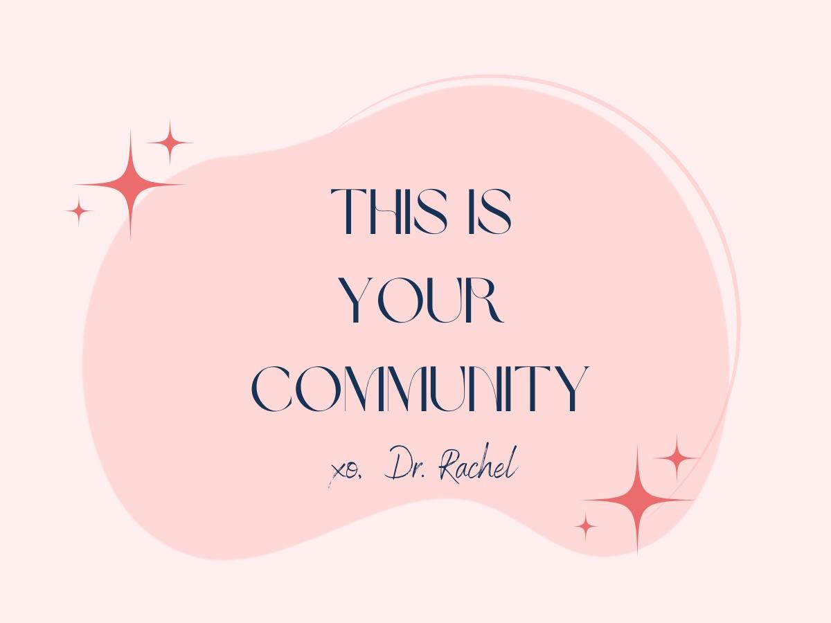 Dr. Rachel’s Community for Mental Health and Wellness Support