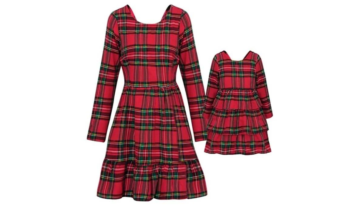 Mumetaz Mommy and Me Christmas Dresses