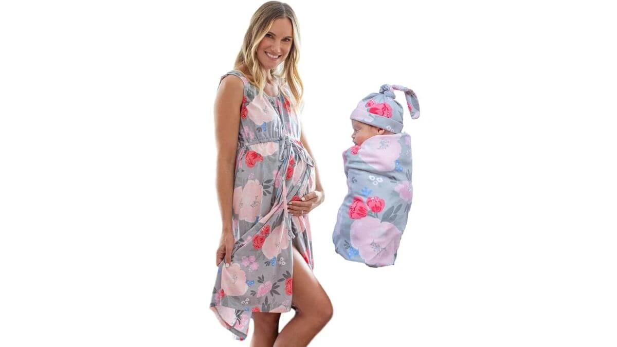 Baby Be Mine Mommy & Me Hospital Outfits