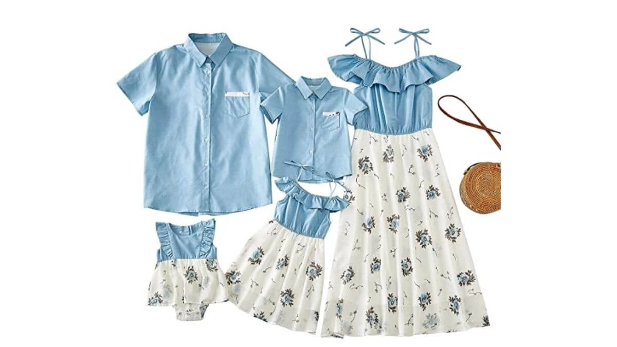 CALLA DREAM Denim Family Matching Outfits