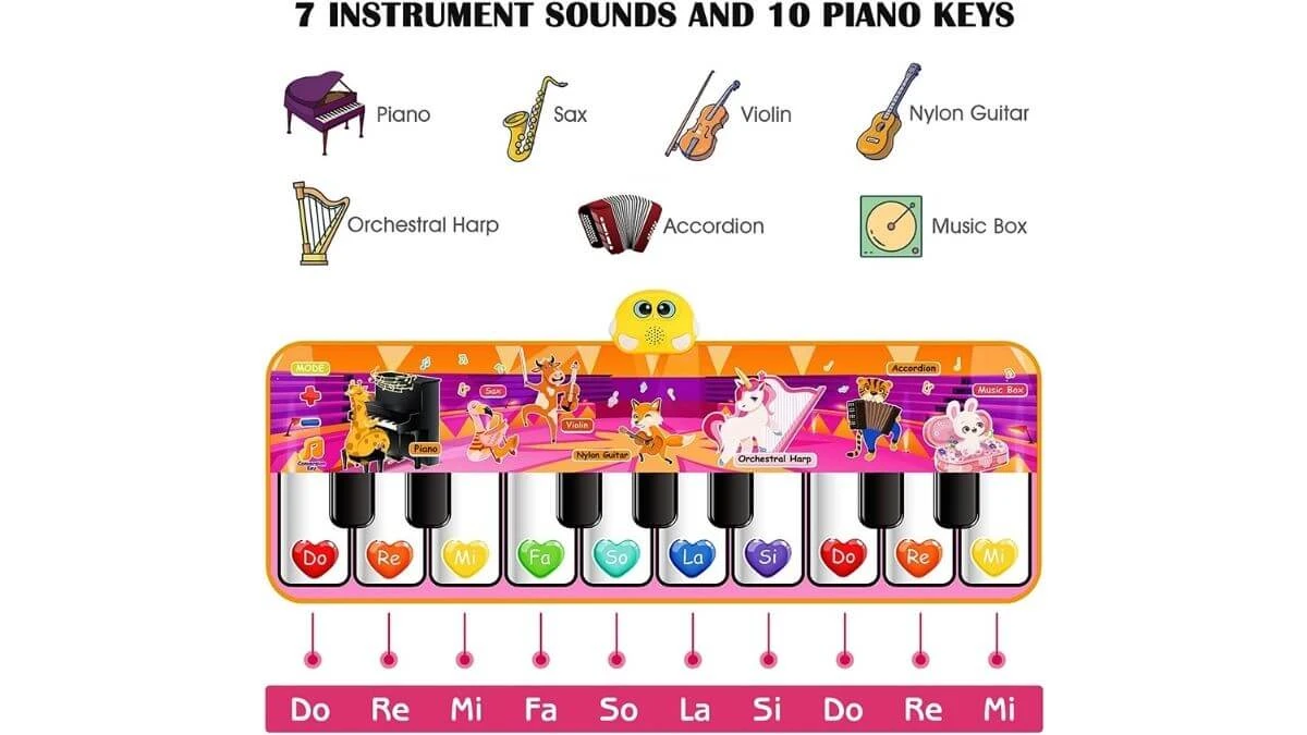 Toyk Musical Piano Mat