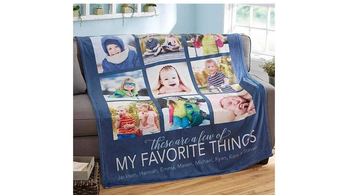 Personalized Baby Photo Blanket