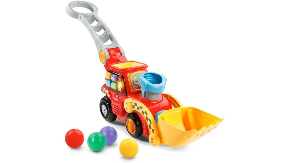 VTech Pop-a-Balls Push and Pop Bulldozer