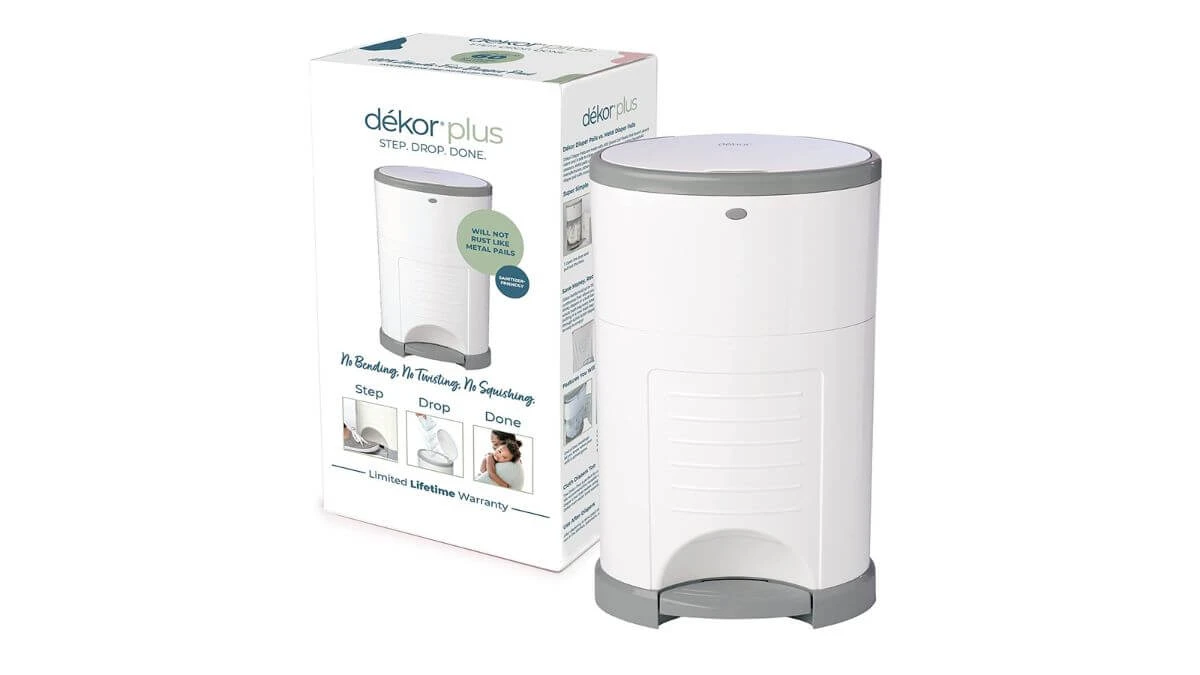 Dekor Plus Hands-Free Diaper Pail