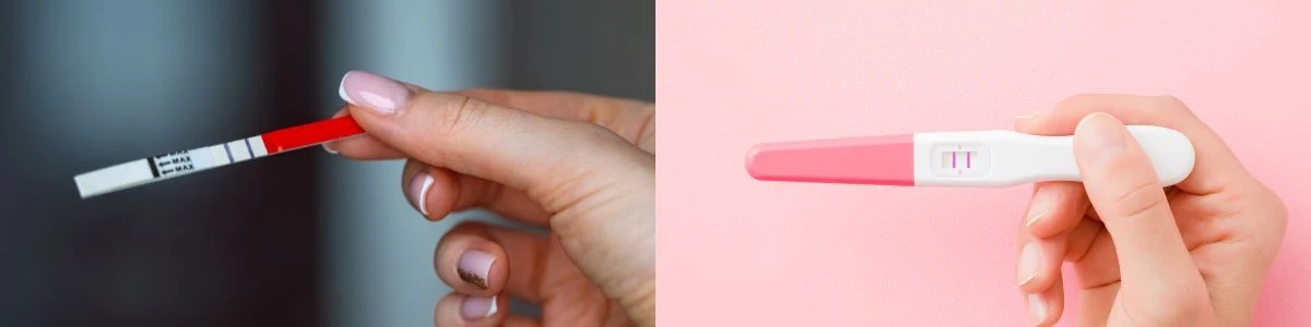 positive pregnancy test pictures lines