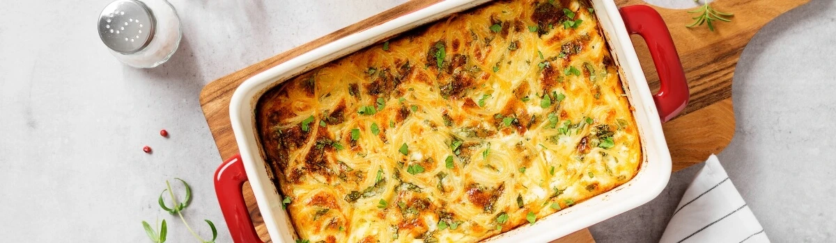 Frittata breakfast casserole for kids