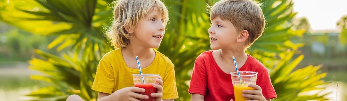 Summer smoothies for kids breakfast