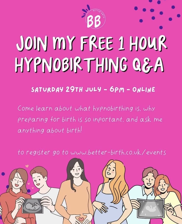 Free hypnobirthing session this Saturday