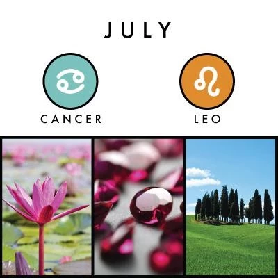 July birth symbols