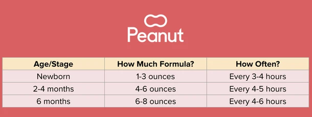 Formula feeding guidelines