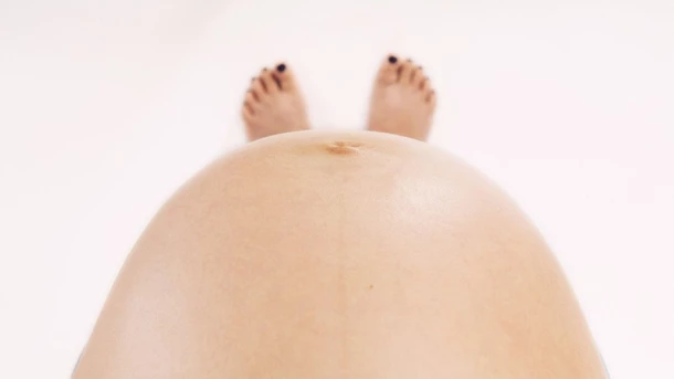 Expansión del vientre en el embarazo
