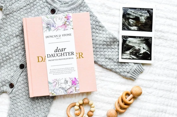 Dear Daughter” Baby Scrapbook and Prayer Journal by Duncan and Stone