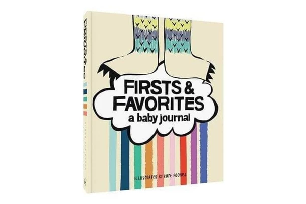 Firsts & Favorites: A Baby Journal by Kate Pocrass
