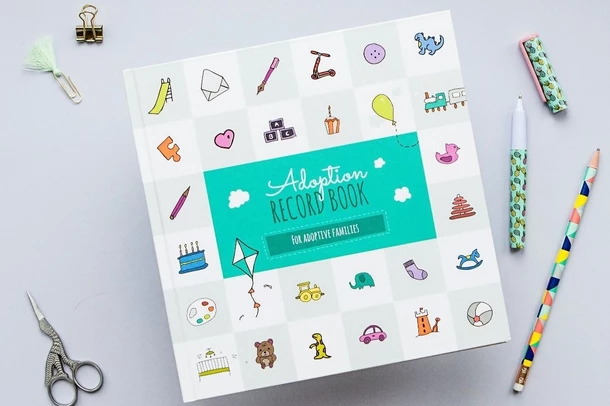 Adoption Record Book for Adoptive Families by Little Pickle Memories