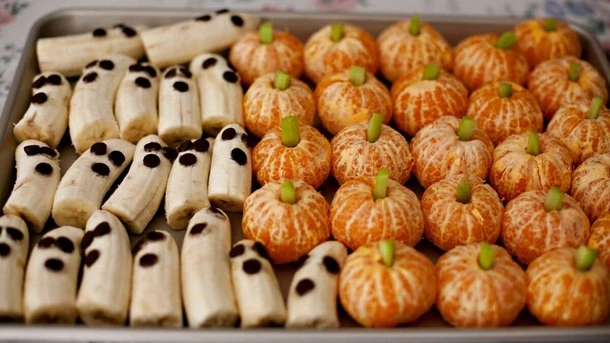 Frutas fantásticas - Ideas de comida de Halloween para niños