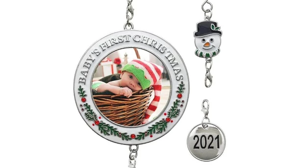 Baby’s First Christmas Photo Ornament