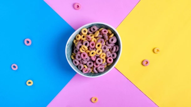 Cereal and fruit