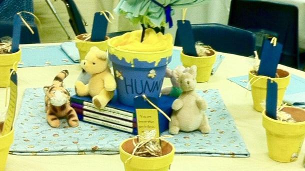 Winnie the Pooh baby shower ideas for a boy