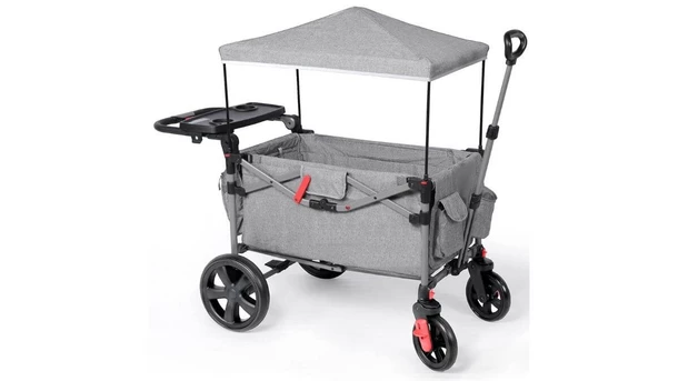EVER ADVANCED Foldable Stroller Wagon for 2