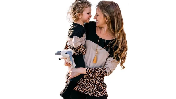 Mommy and Me Shirts Leopard Tunics