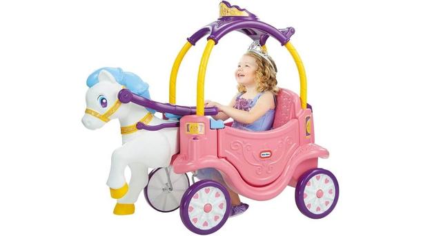 Little Tikes Princess Horse & Carriage, Multicolor