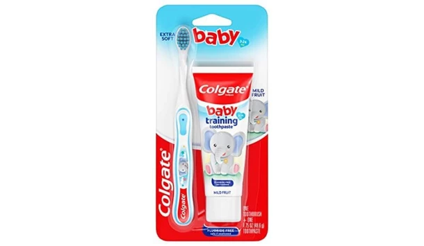 A baby soft toothbrush