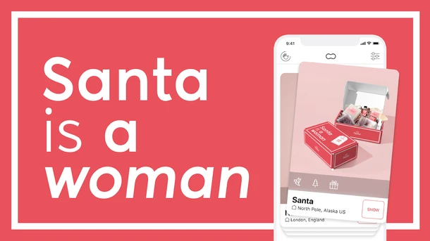Santa is a woman Peanut