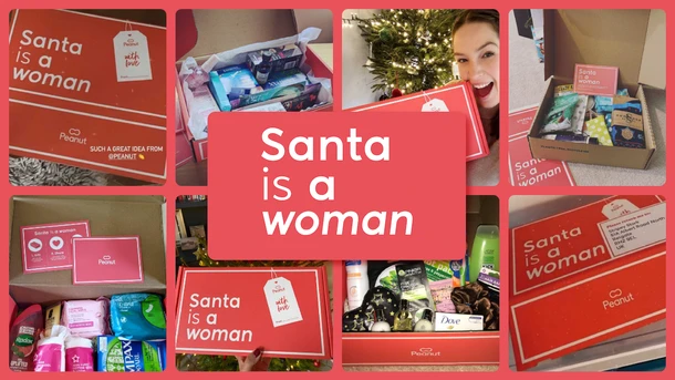 Santa is a Woman Peanut