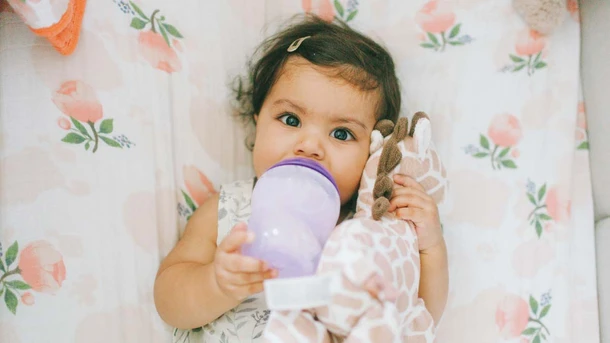 Baby in bed