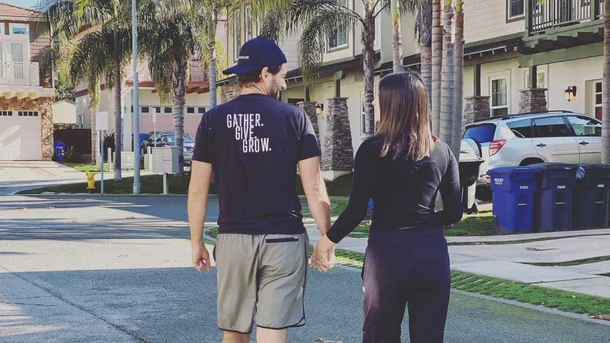 Erin y su esposo