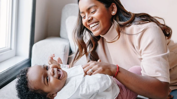 Baby girl and her mama