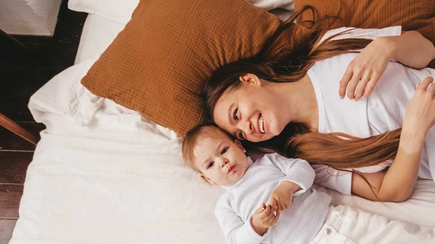 Mom and baby