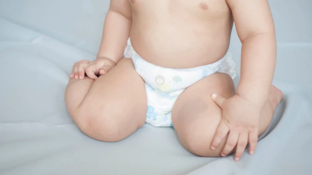 Baby in their diaper
