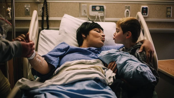 Woman in labor