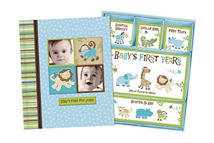 Keepsake Baby Memory Book for Baby Boy or Girl Timeless Baby First