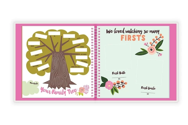 Baby’s First Year Memory Book: A Simple Book of Firsts by Lucy Darling