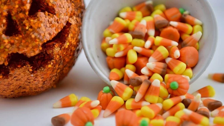 Maíz dulce - Ideas de comida de Halloween para niños