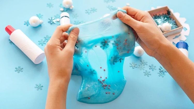 Homemade Christmas Slime