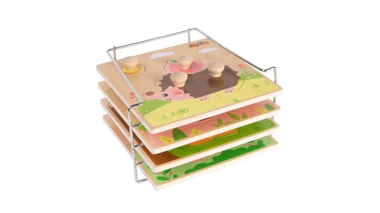 Woodland Friends Jumbo Grasping Puzzles Set of 4