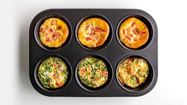 Mini veggie frittatas