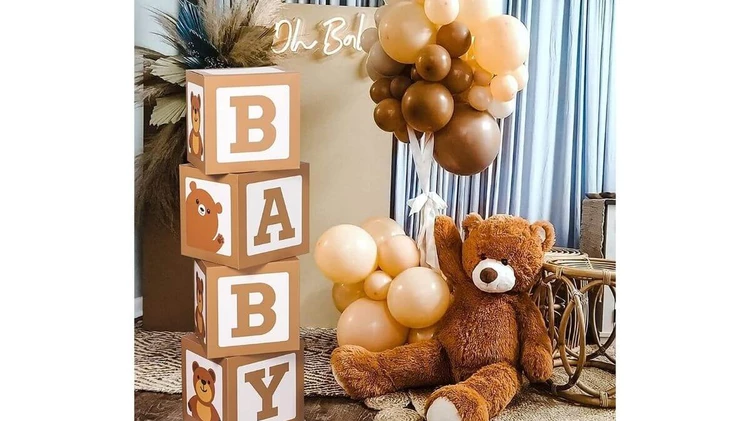 Teddy bear theme baby shower